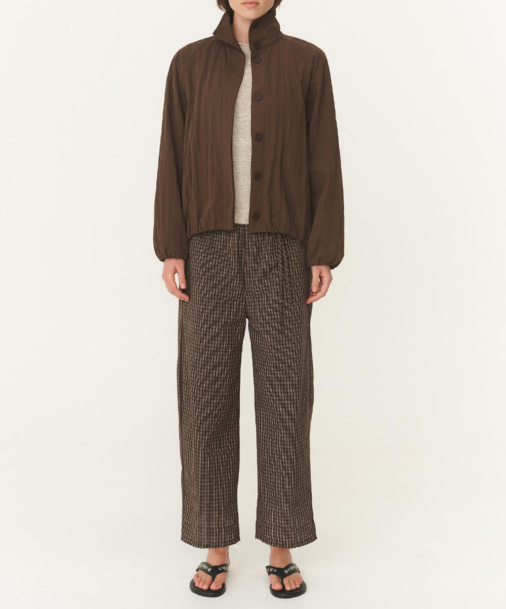 Soren Funnel Neck Bomber Jacket