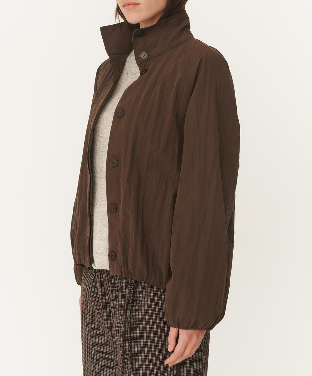 Soren Funnel Neck Bomber Jacket