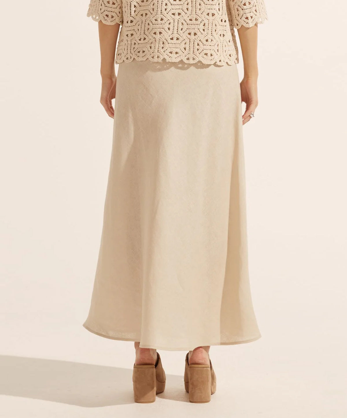 Blend Linen Skirt