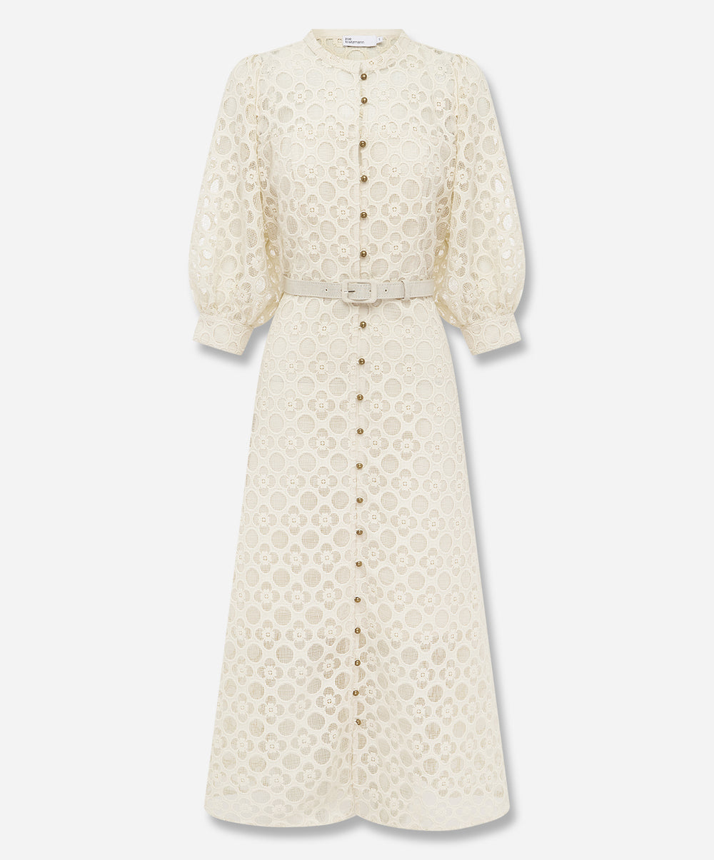 zimmermann peggy embroidered dress Boden Women's Mae Linen Blend Shirt Dress in Blue main image 1