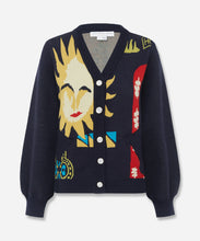 Load image into Gallery viewer, Navy Sundazed Summer Bomber