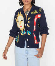 Load image into Gallery viewer, Navy Sundazed Summer Bomber