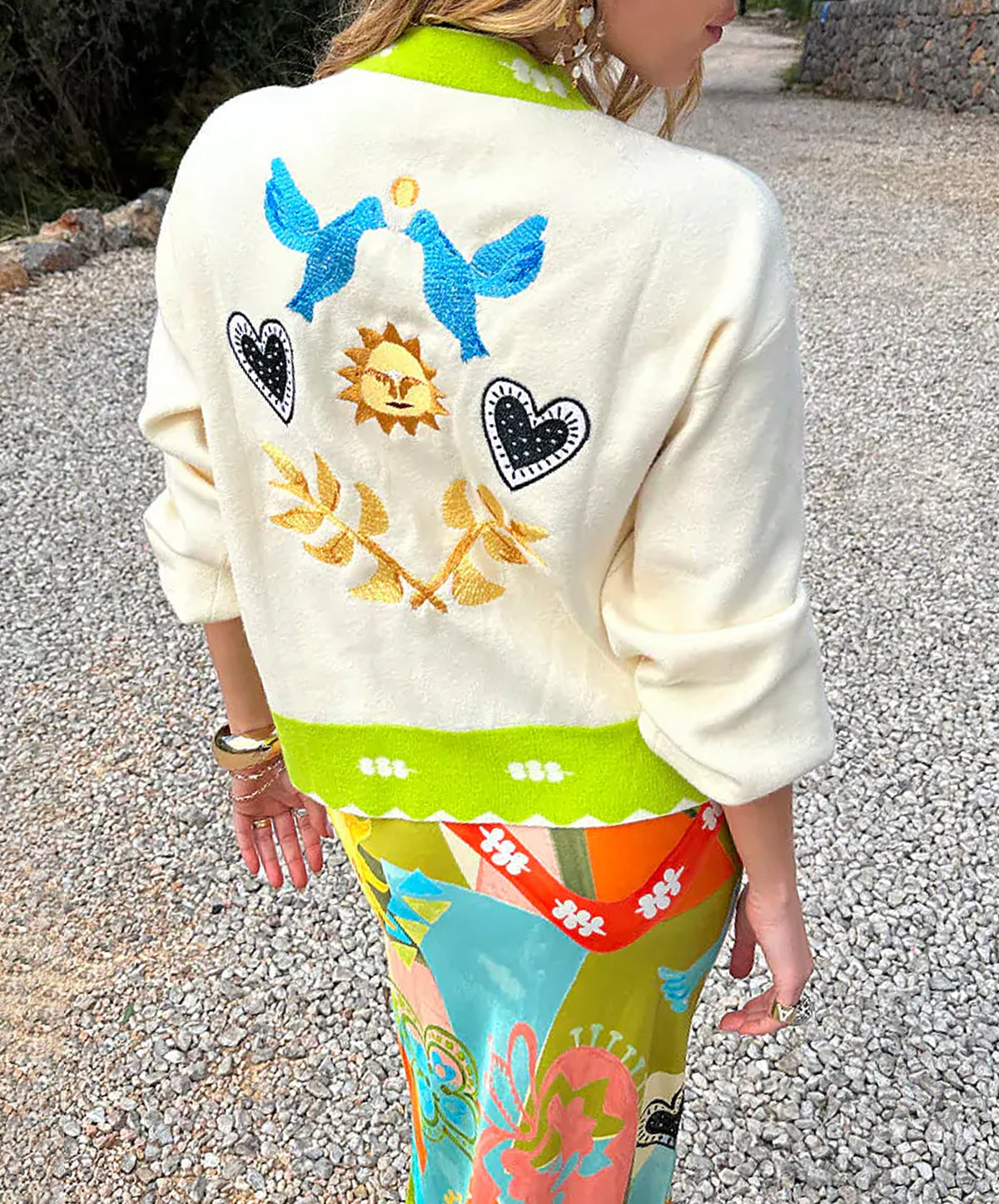 Cream Sundazed Summer Cardigan