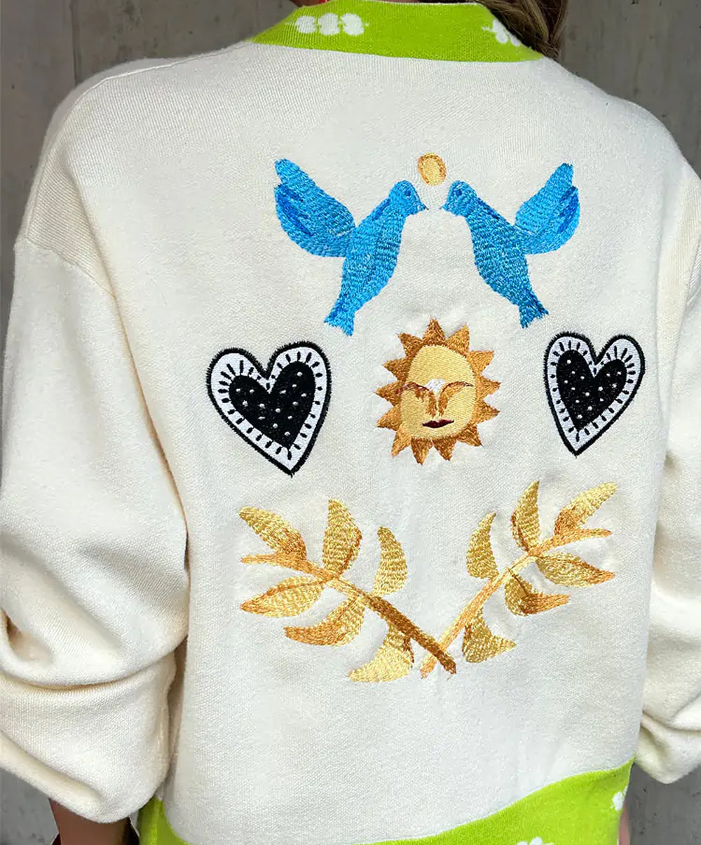 Cream Sundazed Summer Cardigan