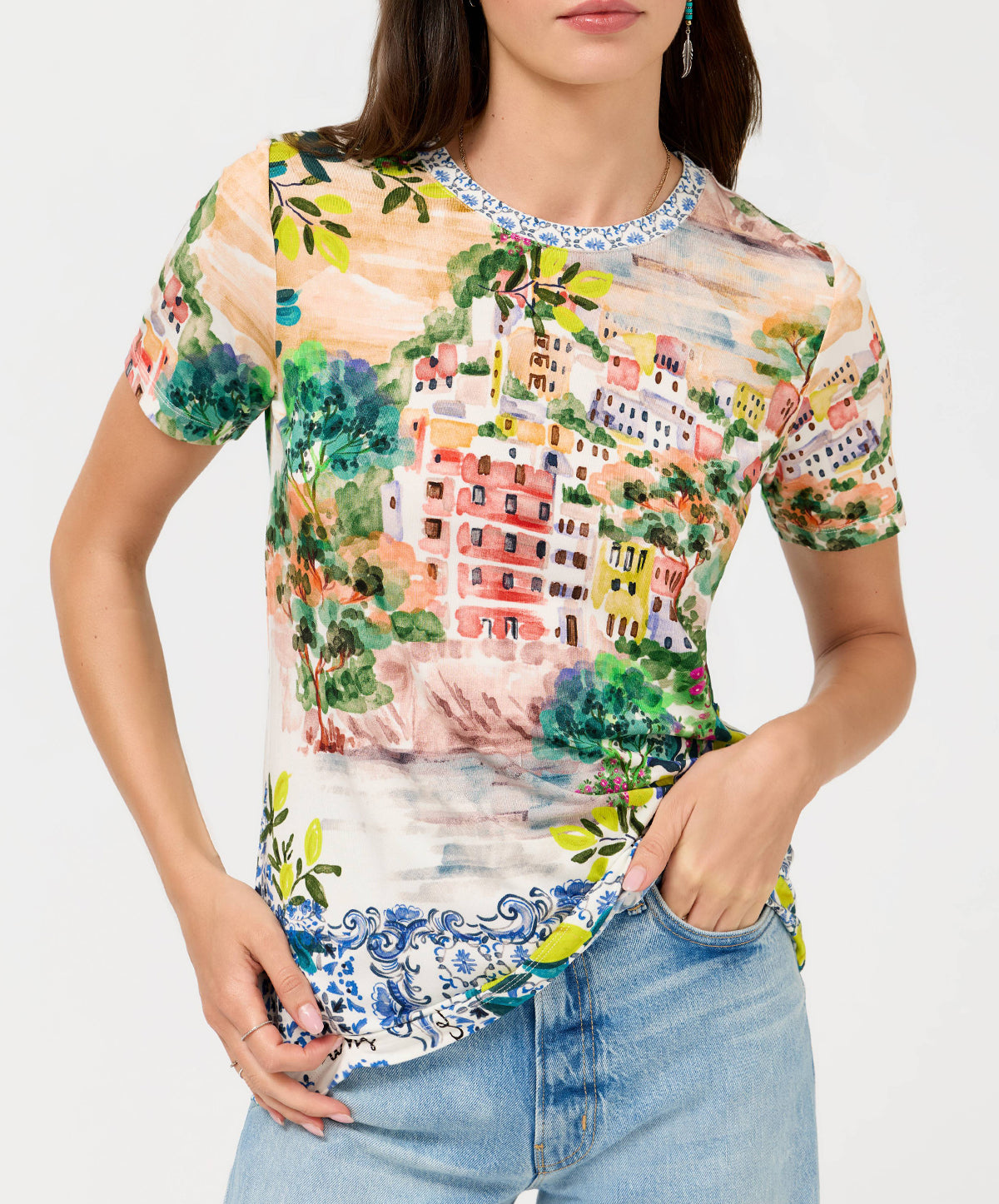The Janie Favorite Short Sleeve Crew Neck Tee