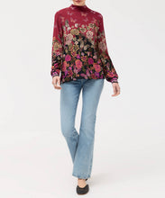 Load image into Gallery viewer, The Janie Favorite Puff Sleeve Mock Neck
