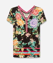 Load image into Gallery viewer, The Janie Favorite Button Neck Tee