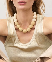 Load image into Gallery viewer, Raffia Beads Necklace