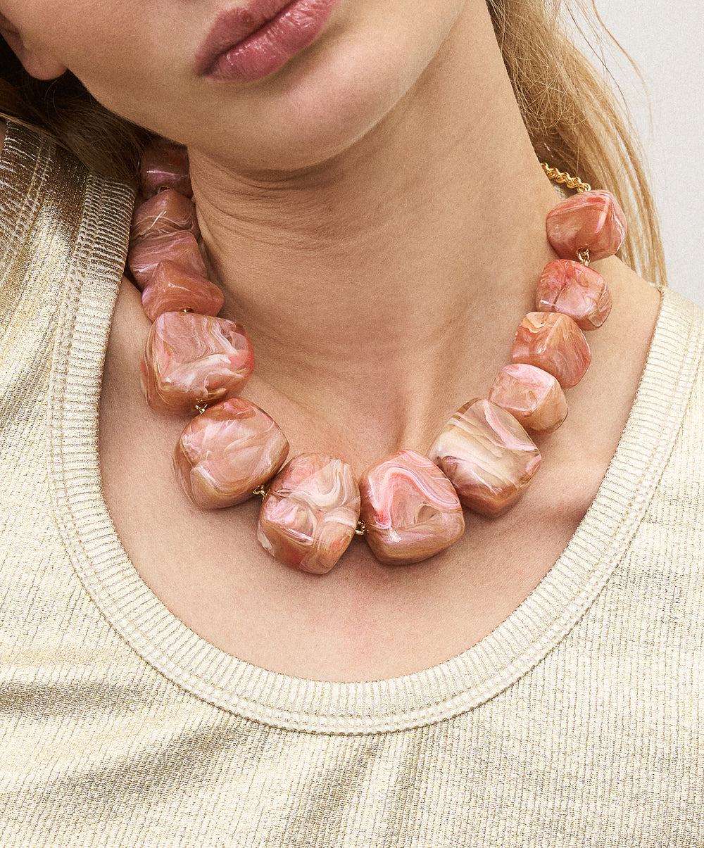 BIG Organic Shaped Necklace