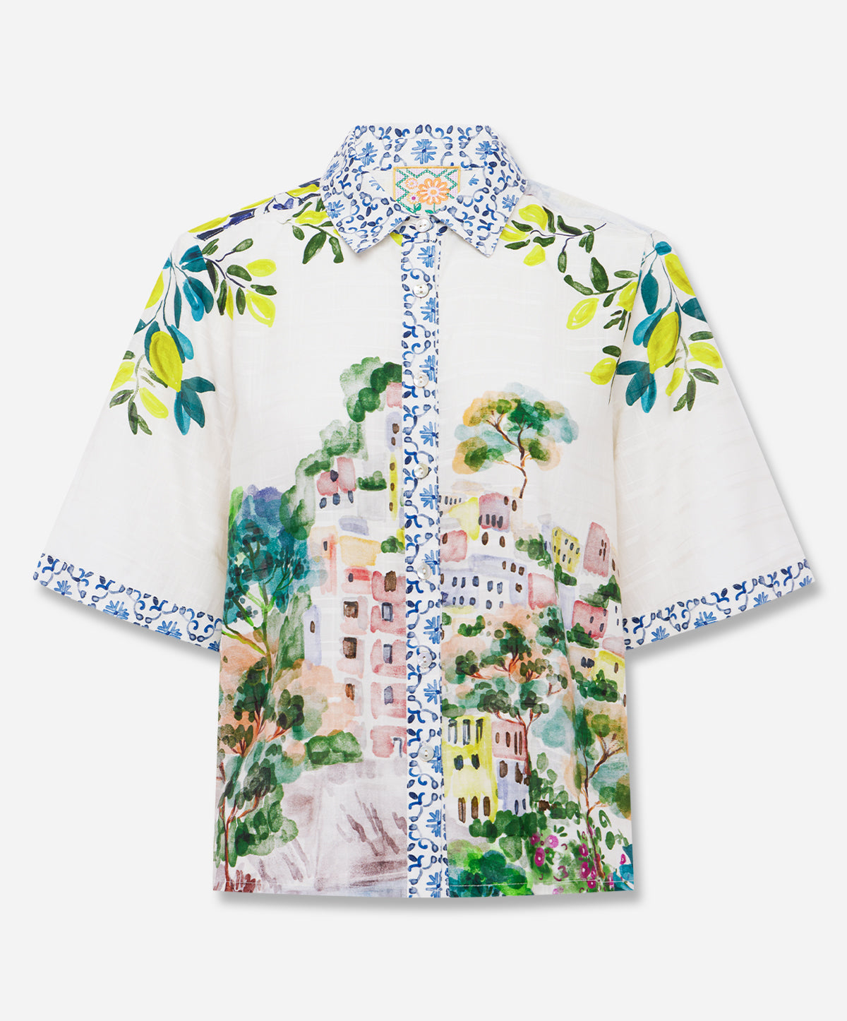 Relaxed Kimono Sleeve Shirt