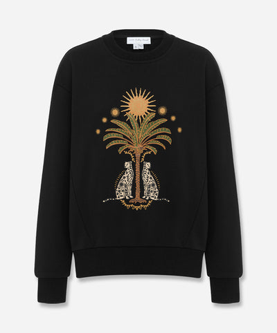 Black Running Wilder Sweatshirt