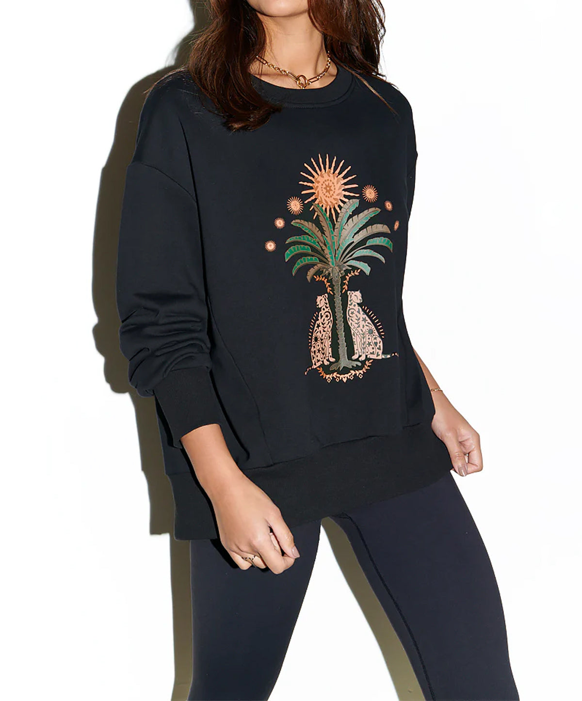 Black Running Wilder Sweatshirt