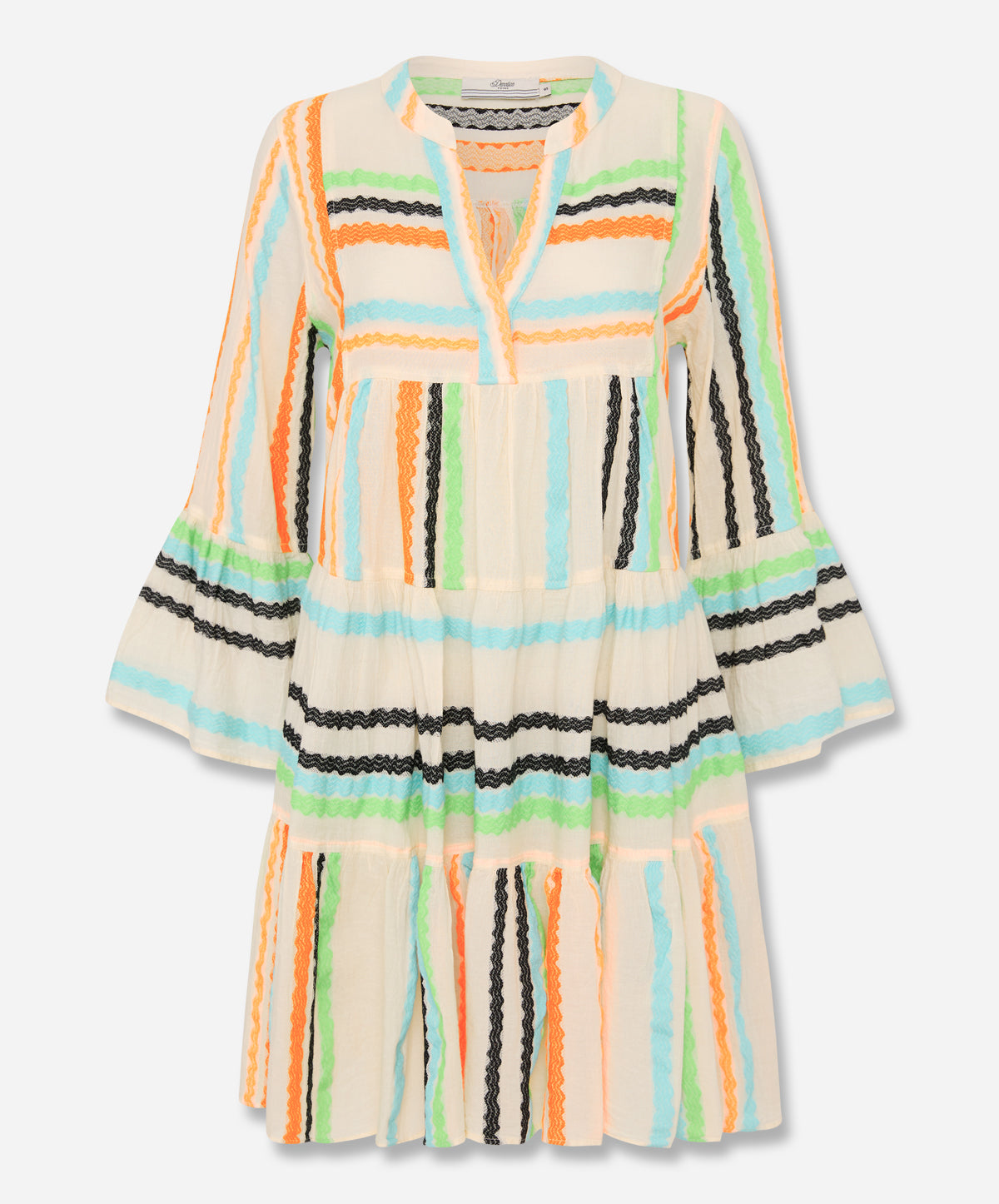 Ella Stripe Jacquard Dress