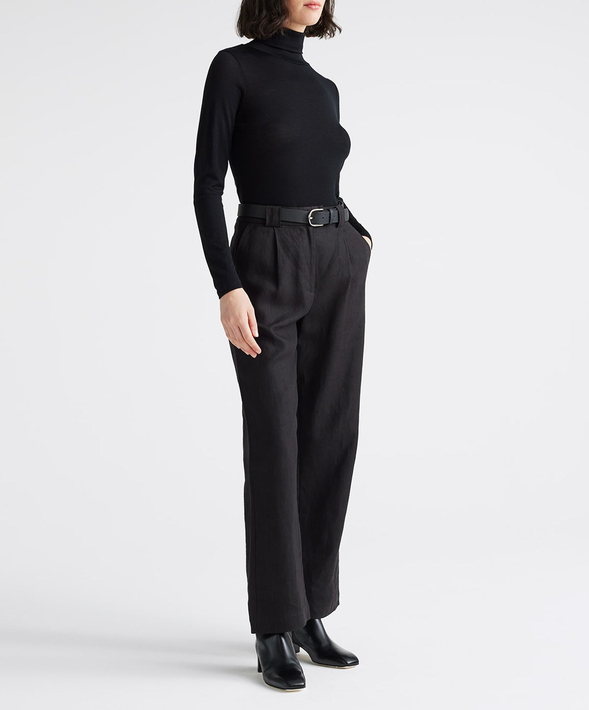 Turtle Neck Merino Tee