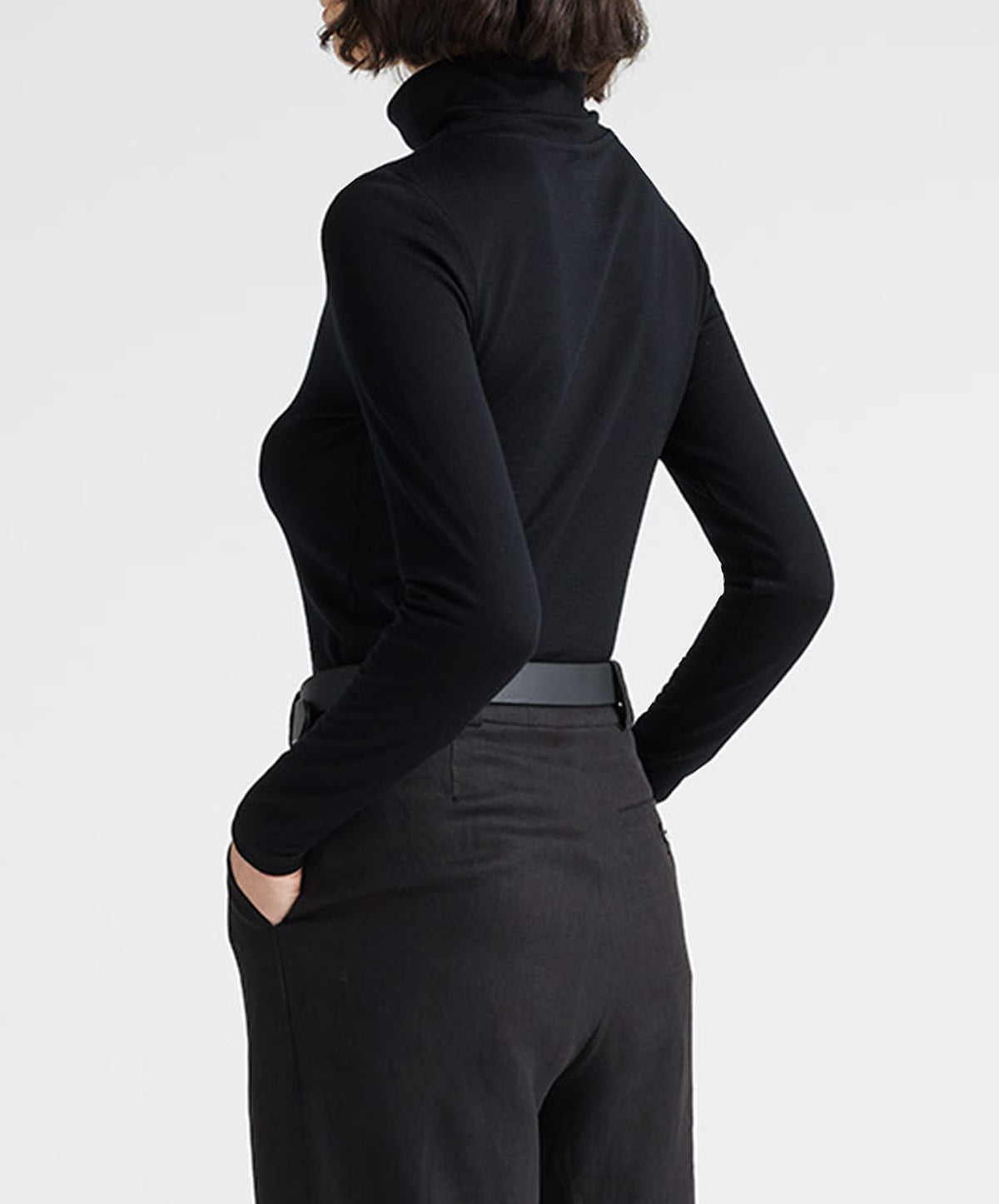 Turtle Neck Merino Tee