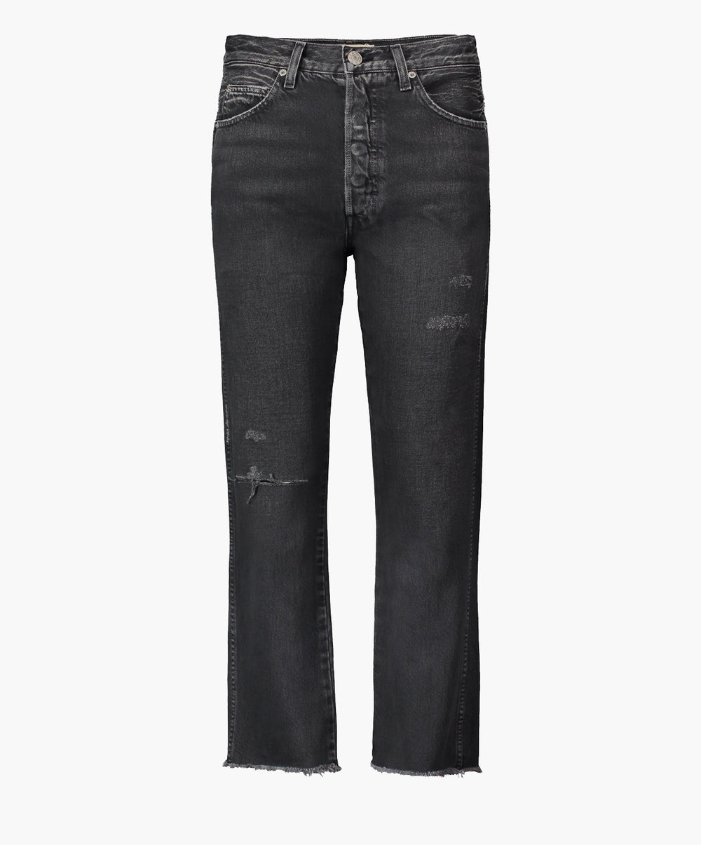 Loverboy Relaxed Crop Straight Denim