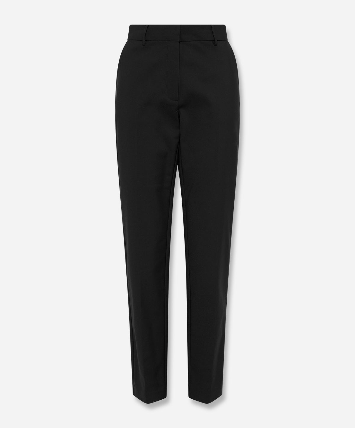 Black Wool Blend High Waisted Cigarette Trousers – Reinas Siempre