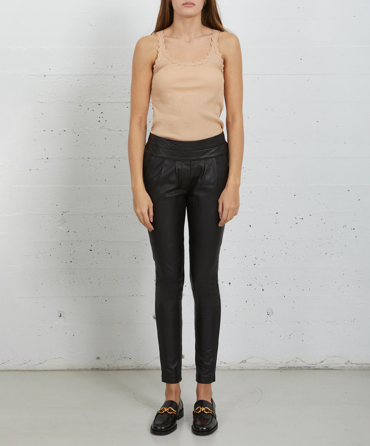 Heart Leather Pant
