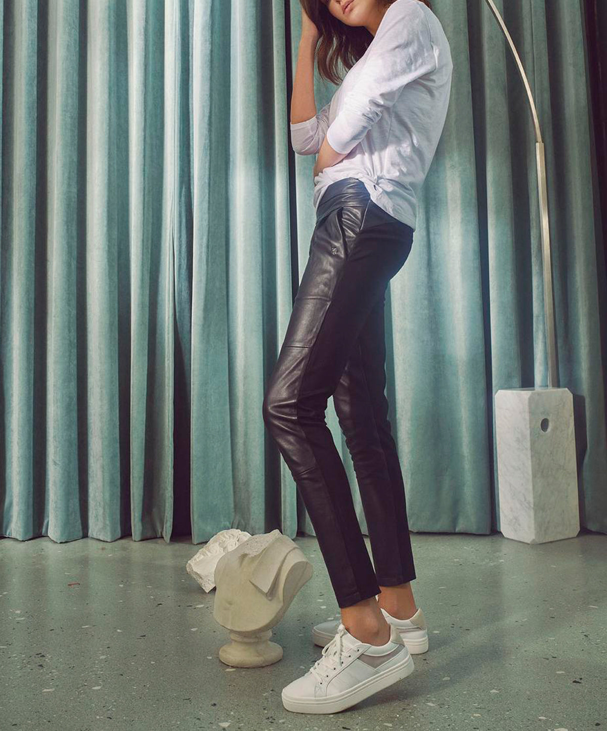 Heart Leather Pant
