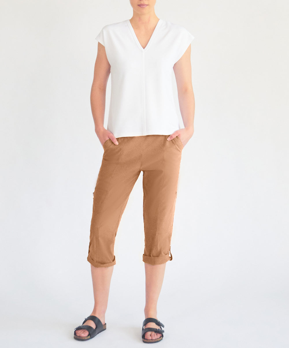 Cropped Zip Cargo