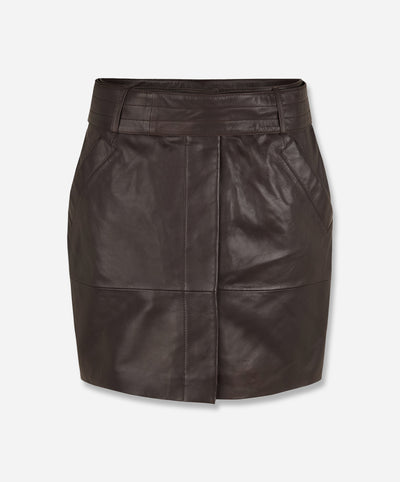 Letho Leather Skirt