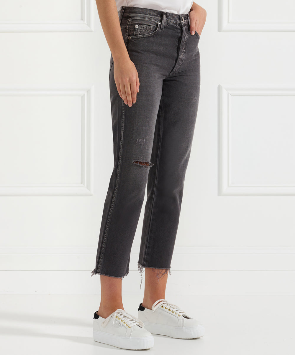 Loverboy Relaxed Crop Straight Denim