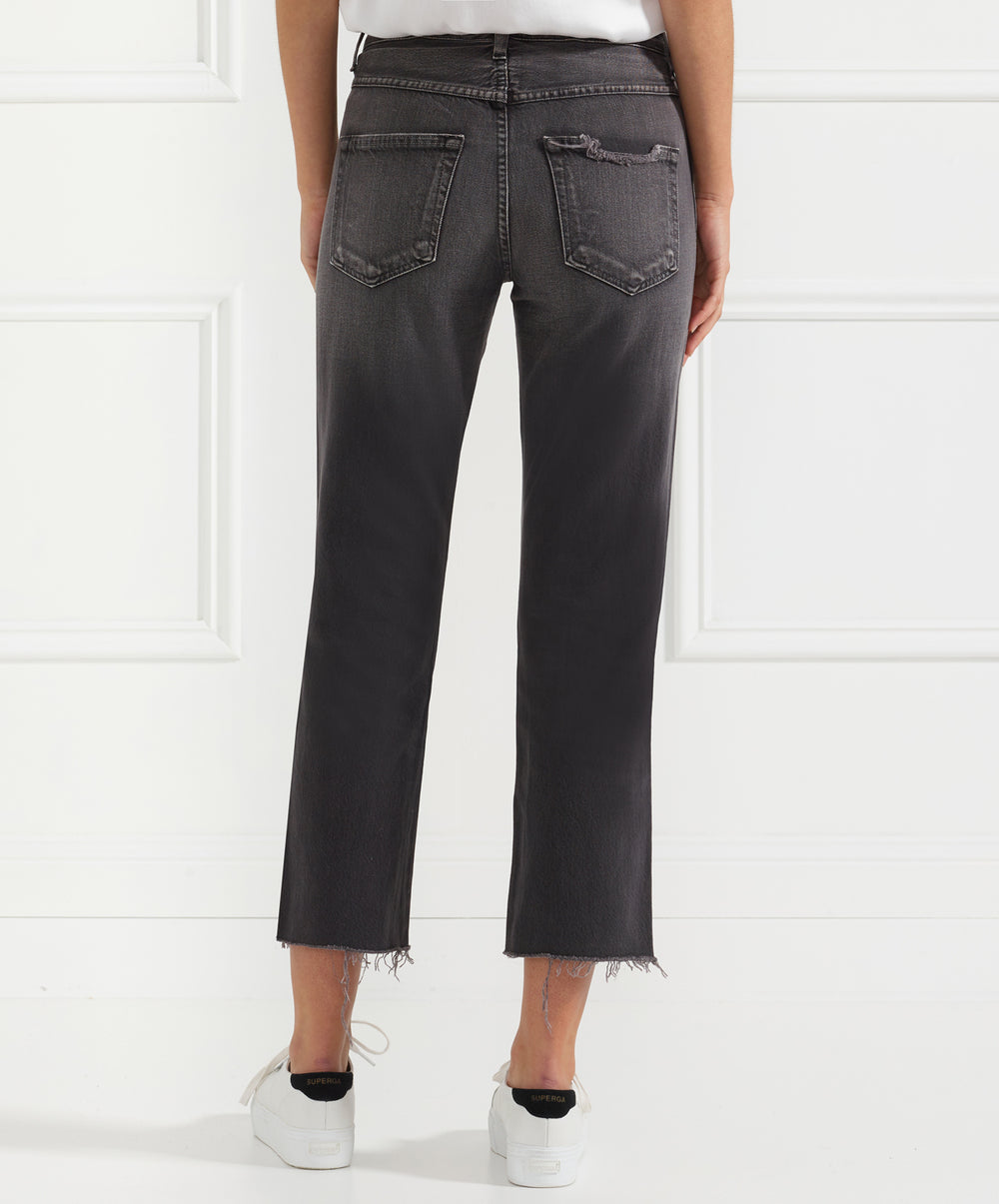 Loverboy Relaxed Crop Straight Denim