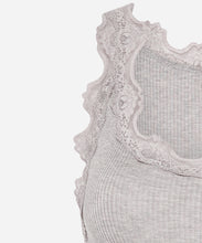 Load image into Gallery viewer, Babette Silk Singlet: Lace-Straps