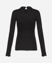 Load image into Gallery viewer, Barolo Beaded Collar L/S Top