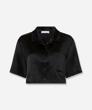 Load image into Gallery viewer, Heavy Cropped Camp Shirt Jacket